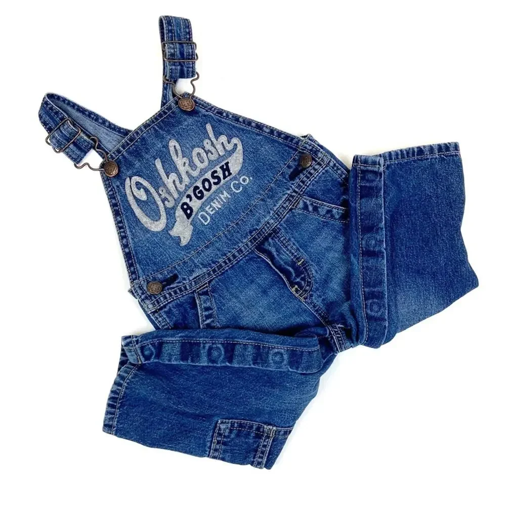 Oshkosh B’gosh Jean Overalls Size 12MO